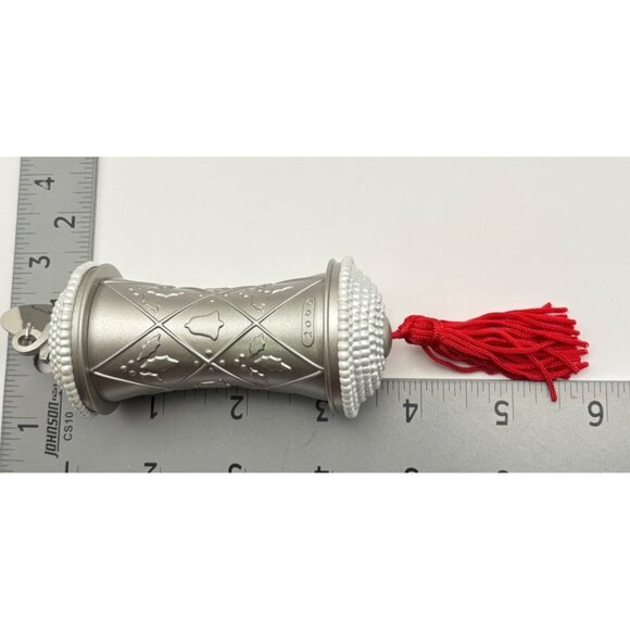 Hallmark Millennium Time Capsule Keepsake Ornament Silver Tassel 2000 Vintage - Picture 6 of 10